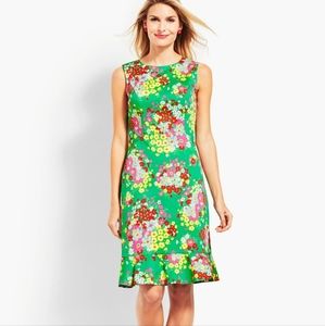 Talbots Springtime Floral Shift Dress